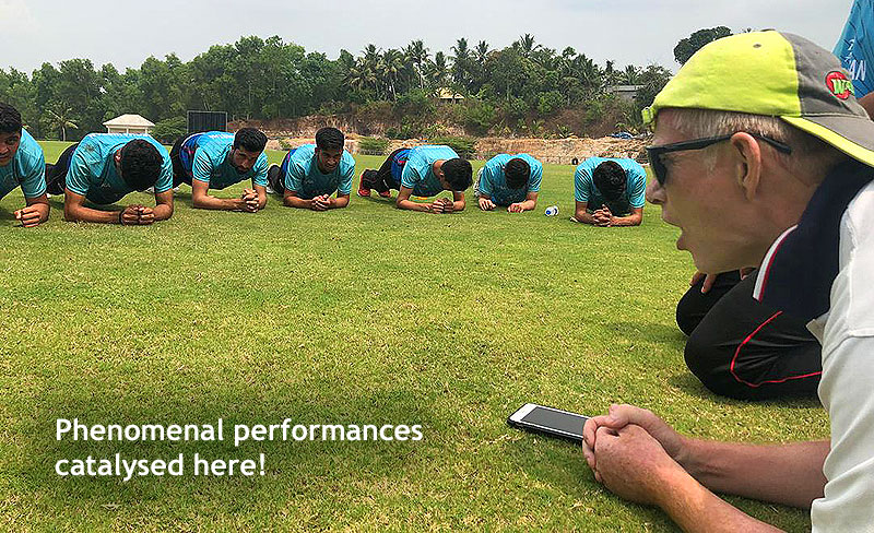 Adrian on field training of clients